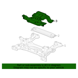1EA411303AE Volkswagen ID.3 Subframe Assembly 2021-2024 1EA820034B