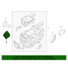 1EK199206 Volkswagen ID.4 Subframe Assembly 2022-2024 1EA199555B