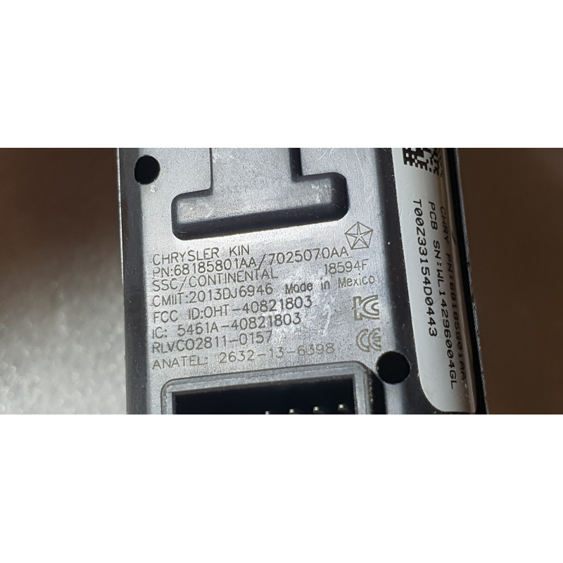 68185801AA Chrysler 200 Ignition Switch 2015-2021