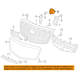 22865760 Cadillac CTS Air Cleaner Outlet Front Duct 2014-2019