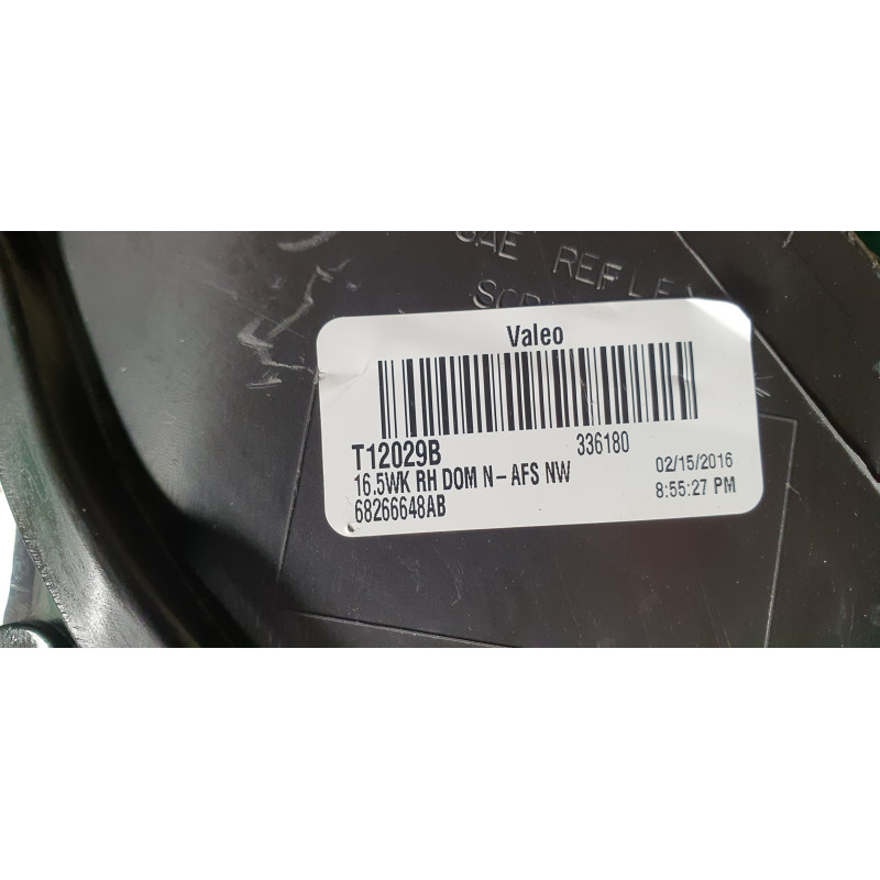 68266648AB Jeep Grand Cherokee SRT Right LED Xenon Headlight 2017-2021