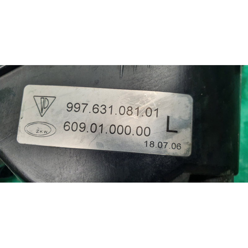 99763108101 Porsche 911 Left Fog Lamp 2005-2008