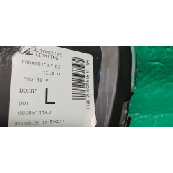 68085141AD Dodge Dart Left Halogen Headlight 2013-2016