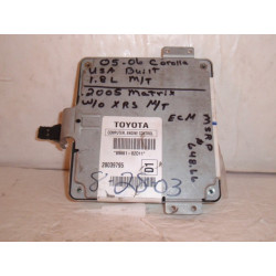 89661-02D11 Toyota Corolla ECM Engine Computer 2005-2006