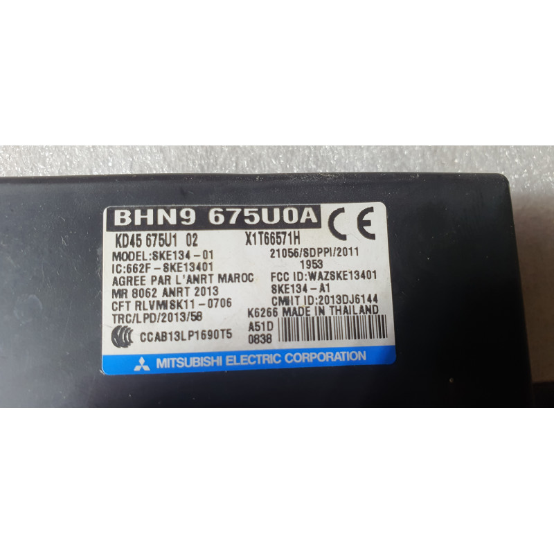 BHN9675U0A Mazda 3 Keyless Control Module 2014-2020 KD45675U1