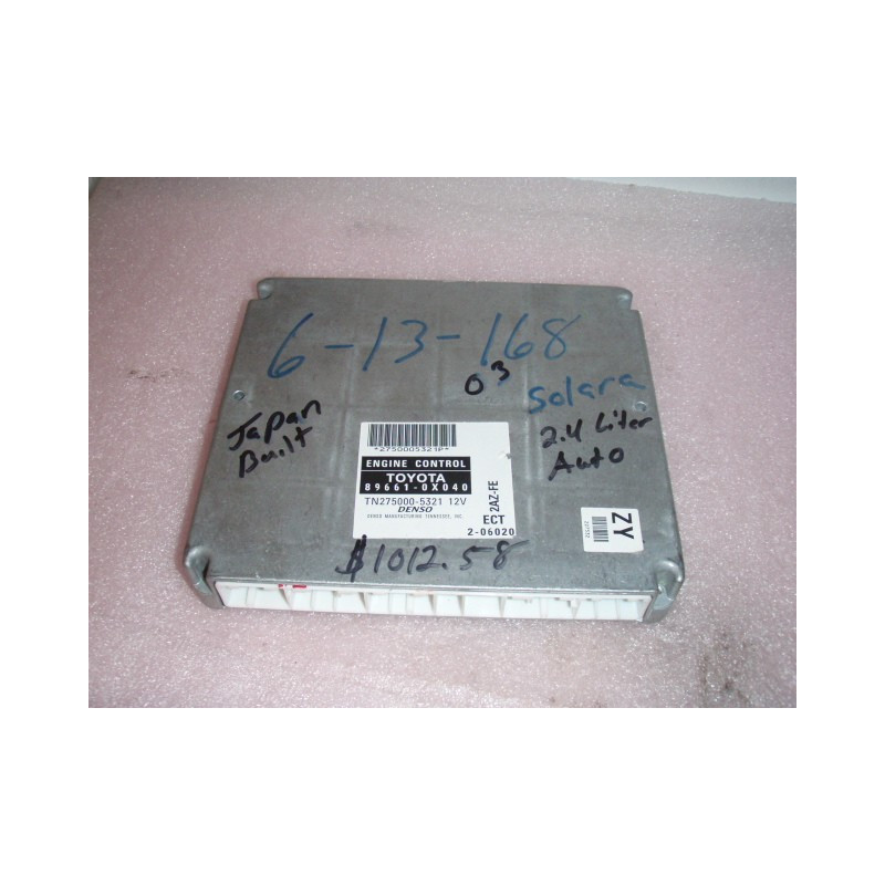 89661-0X040 Toyota Camry ECM Engine Computer 2003