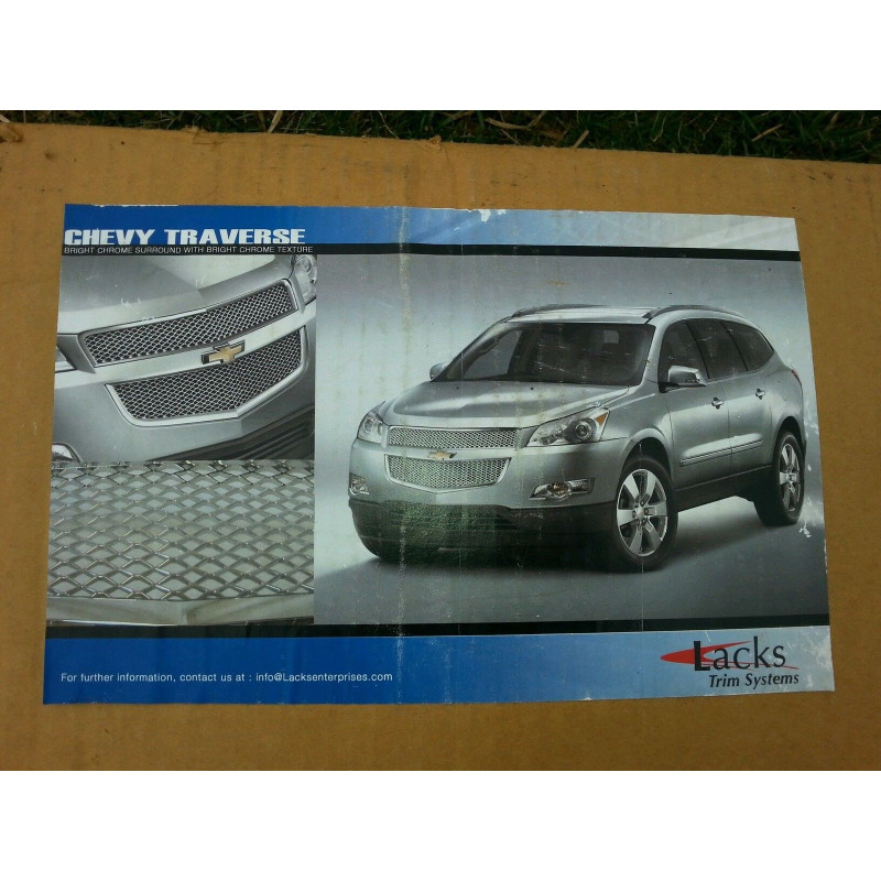 25876314 Chevrolet Traverse Chrome Grille Set 2009-2013 15943196