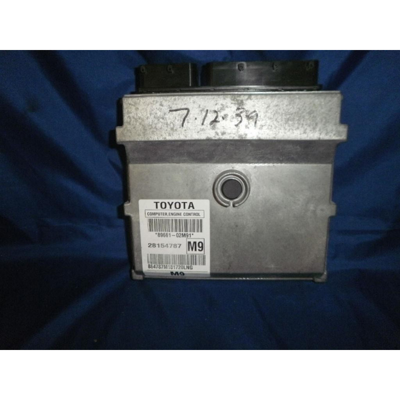 89661-02M91 Toyota Corolla ECM Engine Computer 2009-2010