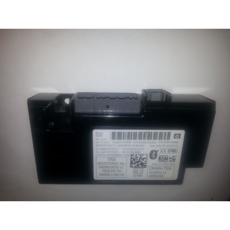 05091908AB Dodge Dart Telematics Control Module 2012-2015