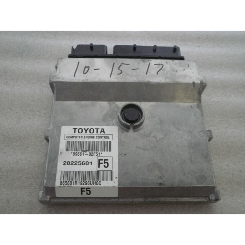89661-02F51 Toyota Corolla ECM Engine Computer Module 2009-2010