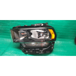 68406277AD Dodge Ram 2500 Left Base Black Halogen Headlight 2019-2024