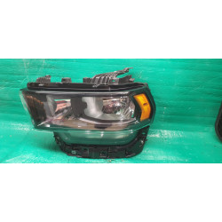 68406277AD Dodge Ram 2500 Left Base Black Halogen Headlight 2019-2024