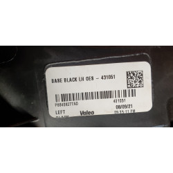 68406277AD Dodge Ram 2500 Left Base Black Halogen Headlight 2019-2024