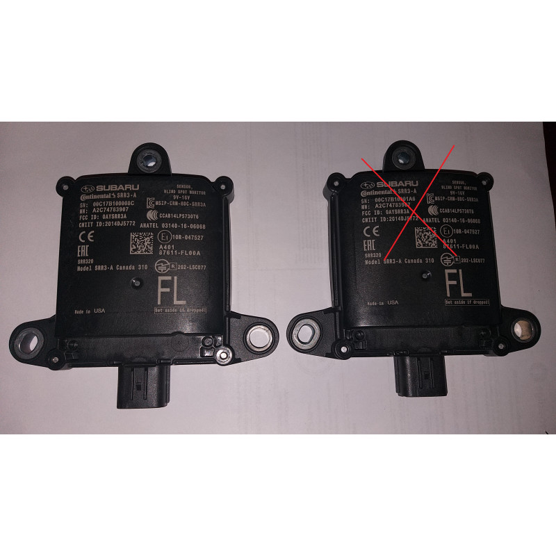 87611-FL00A Subaru Impreza Blind Spot Monitor Sensor Module 2017-2021