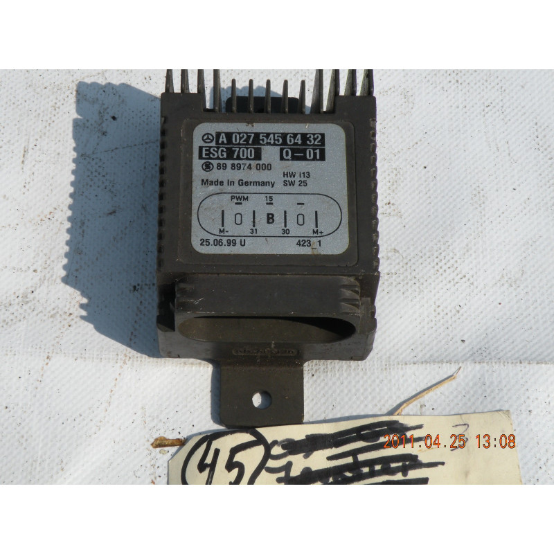 0275456432 Mercedes-Benz CL Climate Control Module 2000-2006