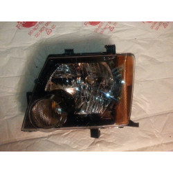 Nissan Xterra Left Black Bezel Headlight 2005-2013