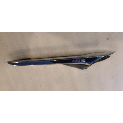 8063206 BMW 5 Series Right Fender Chrome Trim Bezel Molding 2016-2023