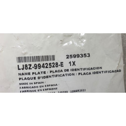 LJ8Z-9942528-E Ford Mustang Mach-E Rear Tailgate Logo Emblem Nameplate