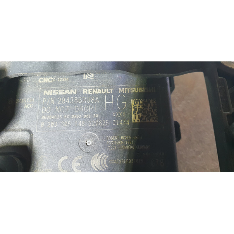 284386RU8A Nissan Pathfinder Front Cruise Distance Radar Sensor Module