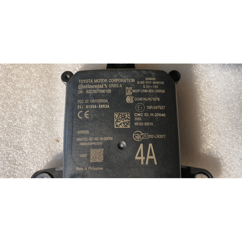 88162-35010 Toyota Right Rear Blind Spot Monitor Sensor Radar Module