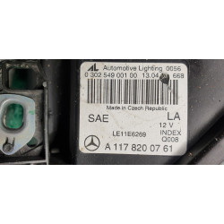 A1178200761 Mercedes-Benz CLA250 LEFT HALOGEN HEADLIGHT 2014-2016