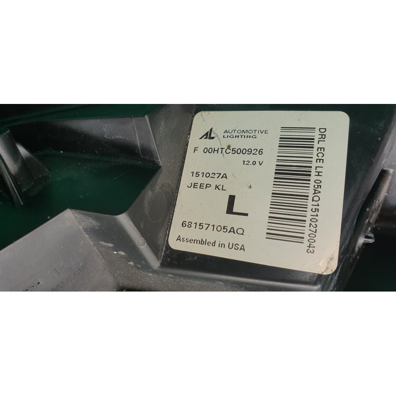 68157105AQ Jeep Cherokee KL left headlight 2014-2018