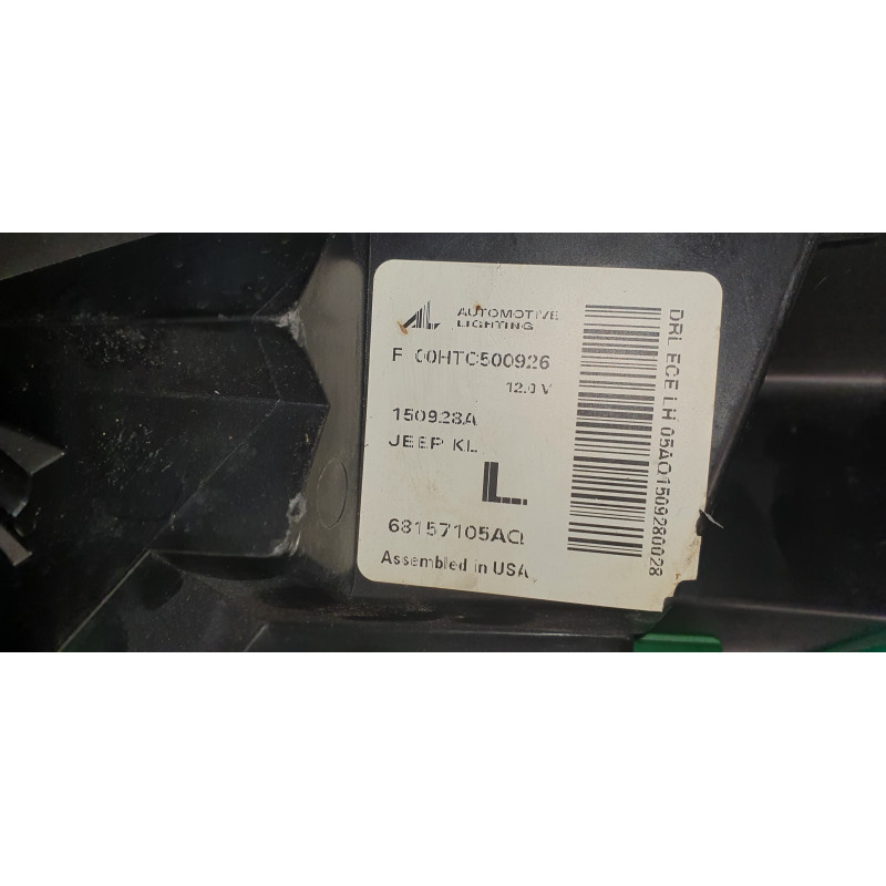 68157105AQ Jeep Cherokee Left Turn LED Park Lamp Headlight 2014-2018