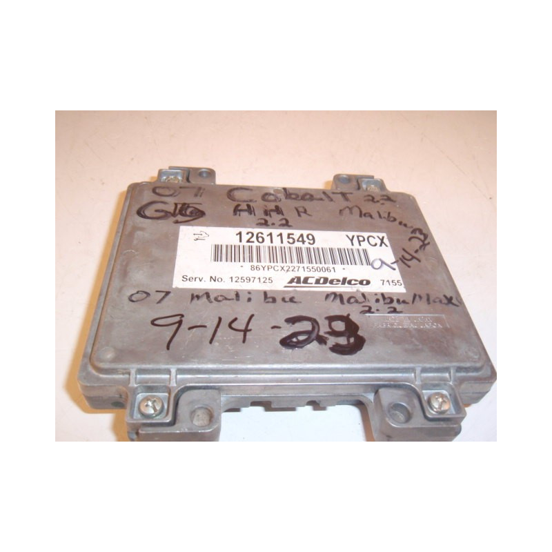 12611549 Chevrolet Silverado Engine Computer 2007-2012 12597125