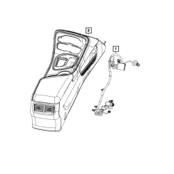 68409818AD Dodge Challenger Center Console Jumper Wiring 2019-2023
