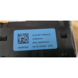 68294075AC Dodge Center Console Media Hub USB Auxiliary Port Interface