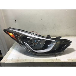 92102-3Y500 Hyundai Elantra Right LED Halogen Headlight 2014-2016