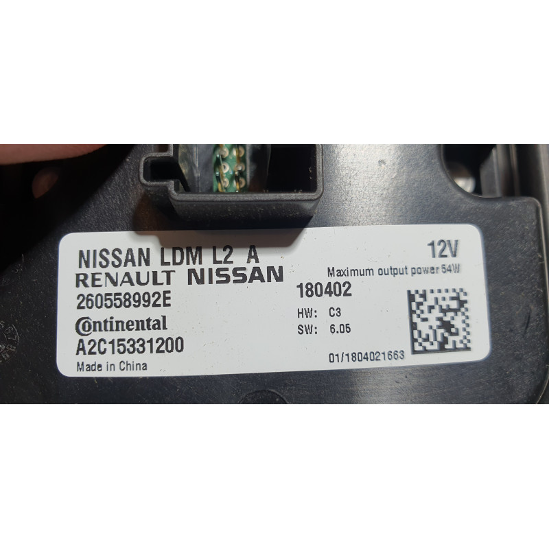 260558992E Infiniti QX50 Headlight LED Ballast Module 2019-2023