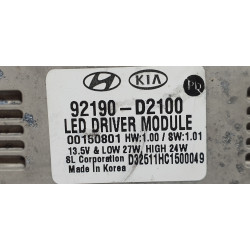 92190-D2100 Hyundai Genesis G90 LED Driver Ballast Module 2017-2019