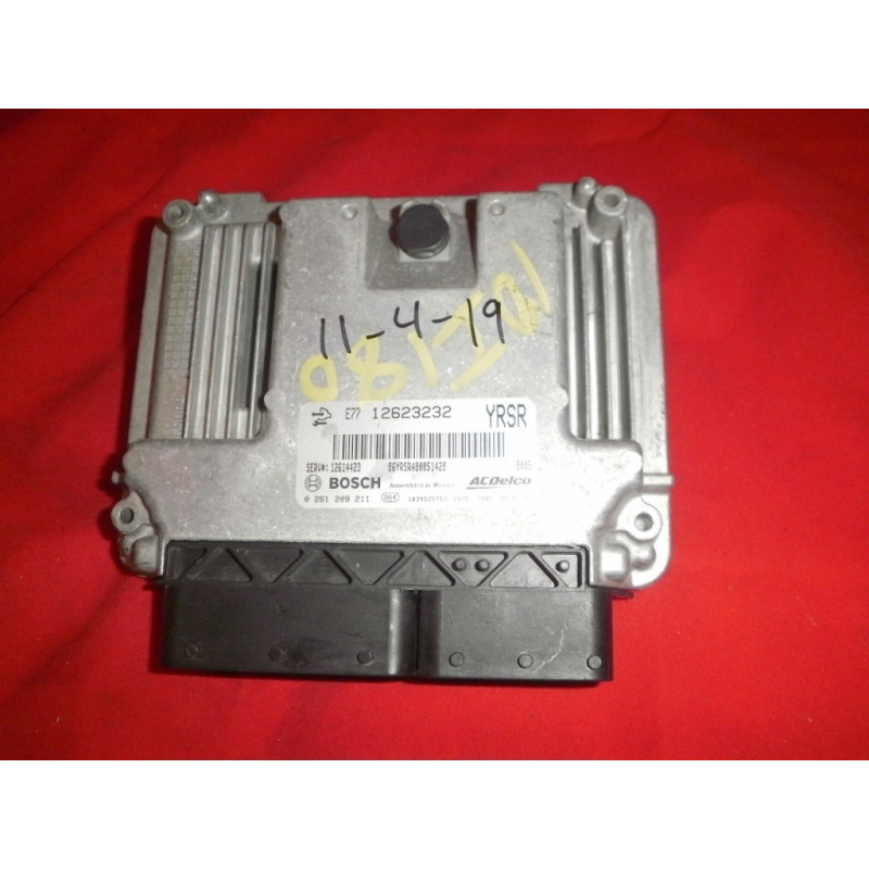 12623232 Cadillac CTS Engine Computer 2008-2009 12614423