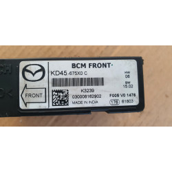 KD45-675X0C Mazda 3 Front Body Control Module (BCM) 2013-2018