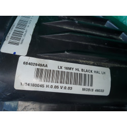 68402949AA Chrysler 300 Left LED Halogen Black Headlight 2015-2023