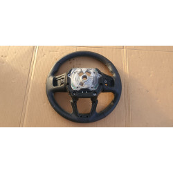 6PK622X7AD Jeep Grand Cherokee Black Leather Steering Wheel 2021