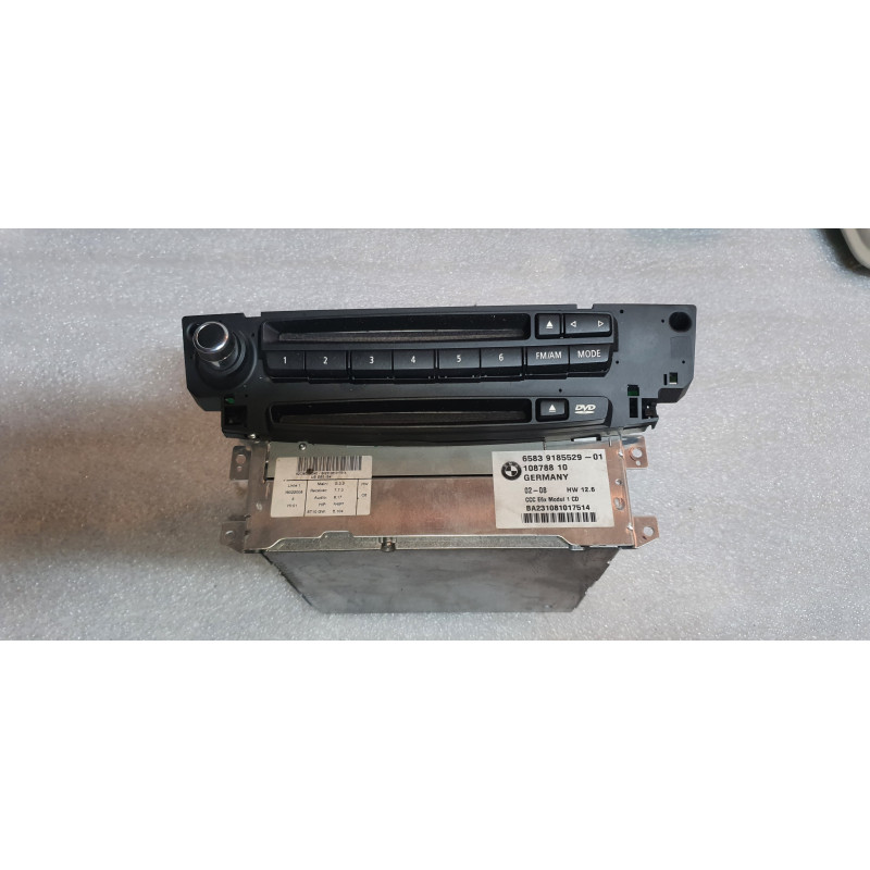 65839185529 BMW 5 Navigation Radio Receiver CD DVD Player 2008-2009