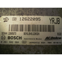 12622095 Cadillac STS Engine Computer 2008-2009 12605672