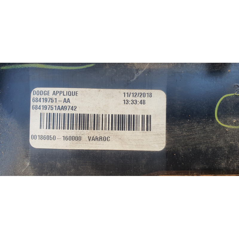 68419751AA Dodge Challenger LED Rear Deck Lid Center Tail Brake Lamp Panel