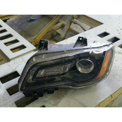 68085417AE Chrysler 300 Left LED Halogen Black Headlight 2012-2023