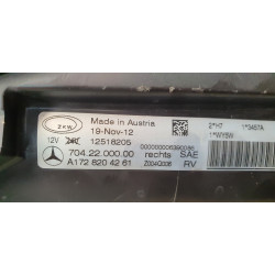 A1728204261 Mercedes-Benz SLK Right Halogen Headlight 2012-2016