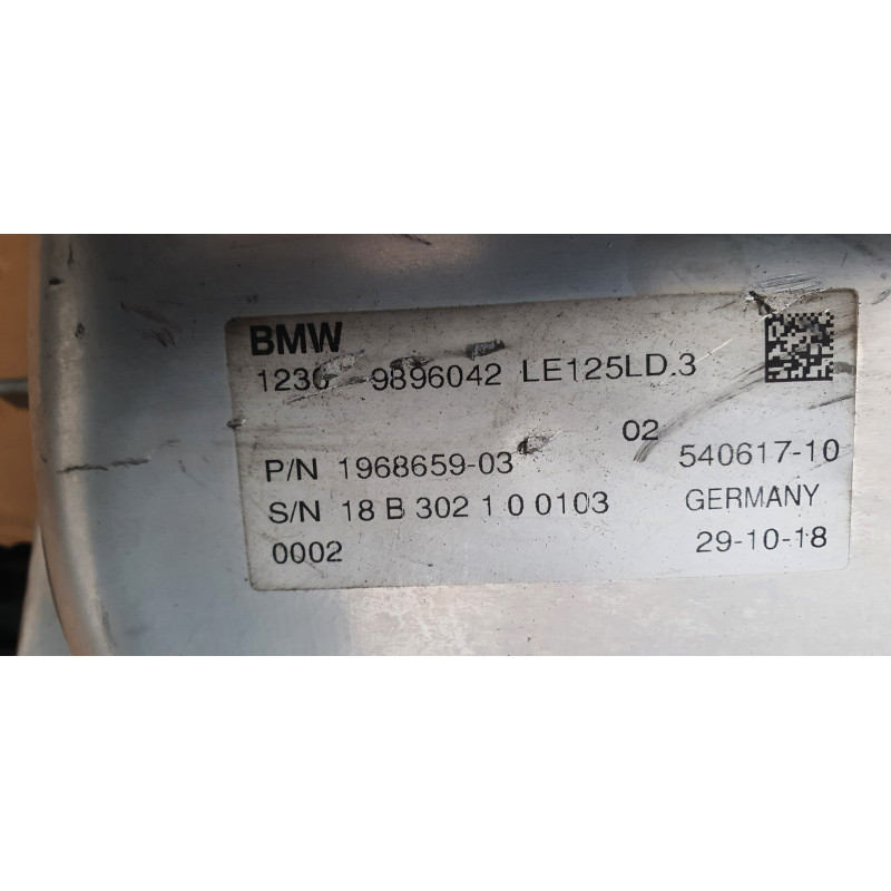 12369896042 BMW i8 Electric Motor 12369494589