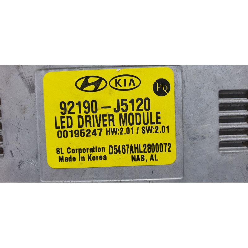 92190-J5120 Kia Stinger LED Ballast Driver Module 2018-2020