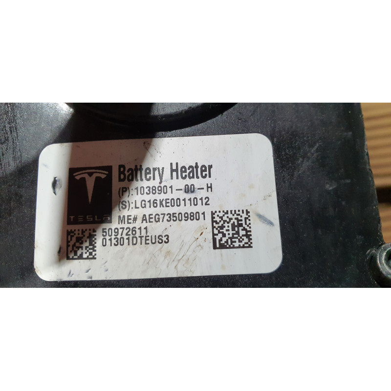 1038901-00-H Tesla Model S Battery Heater 2016-2021