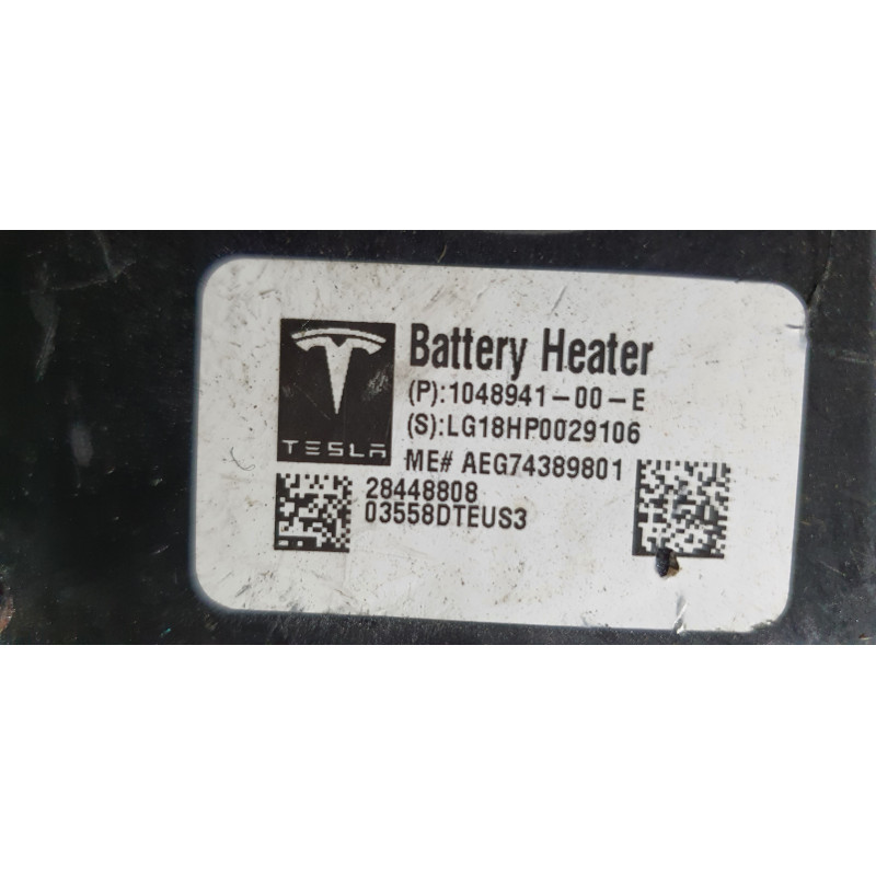 1048941-00-E Tesla Model X Battery Heater 2016-2021