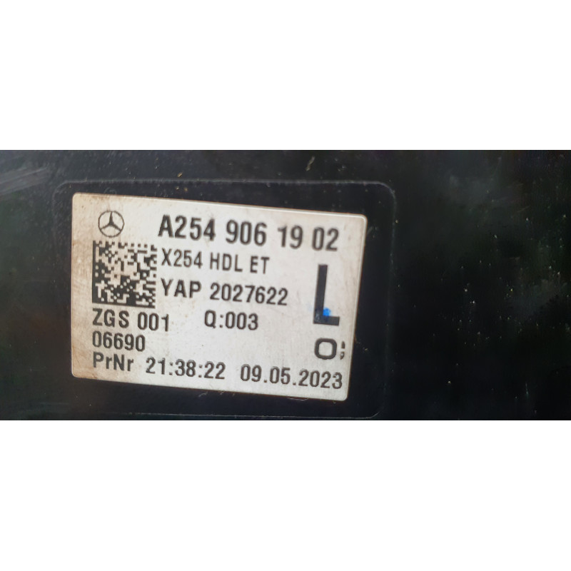 A2549061902 Mercedes-Benz GLC Left LED Inner Tail Lamp 2023-2024
