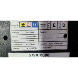 13233979 SAAB 9-5 Radio Info Display Monitor 2008-2012 13233979ED