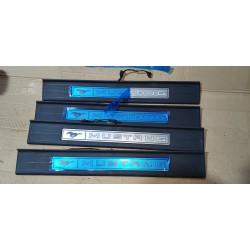 FR3B-6313222C Ford Mustang Door Sill Scuff Plate Trim LED 2015-2023