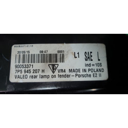 7P5945207H Porsche Cayenne Left LED Tail Lamp 2015-2018